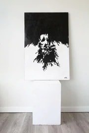 Black and White Abstract, Image 1 — Glen Ronald