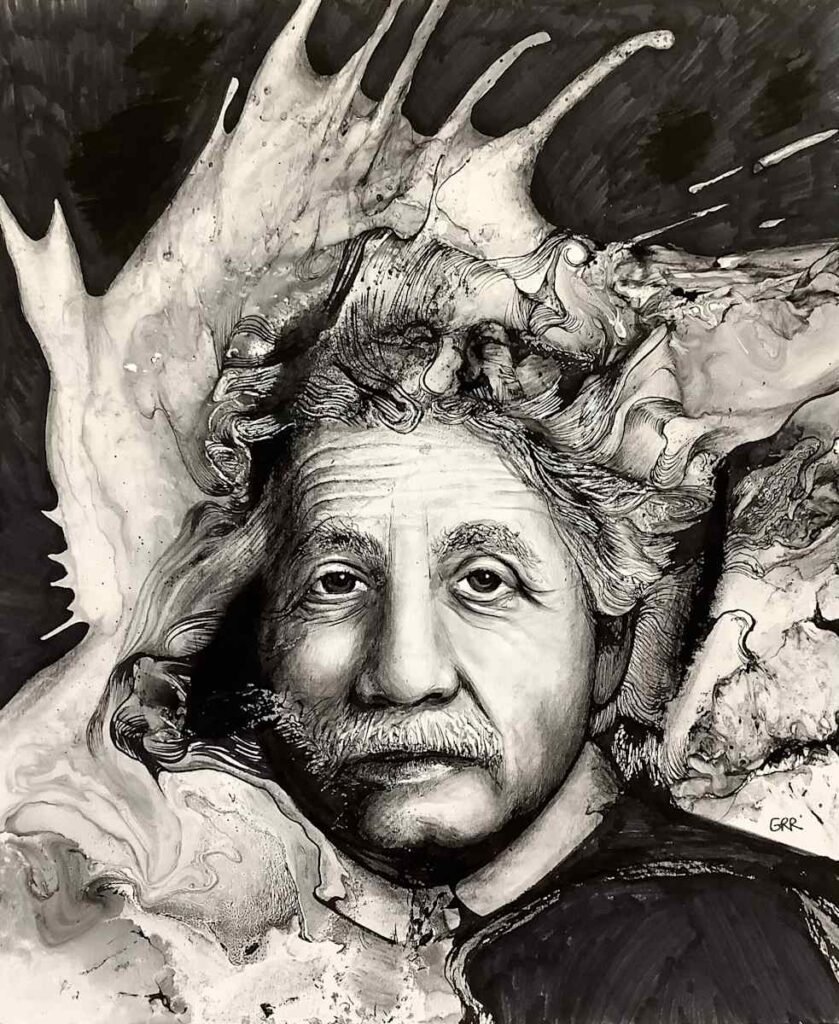 Portrait of Albert Einstein — Glen Ronald