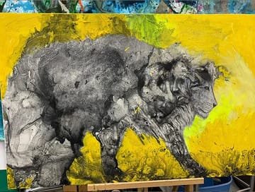 Paws and Play (Walking Lion) — Glen Ronald