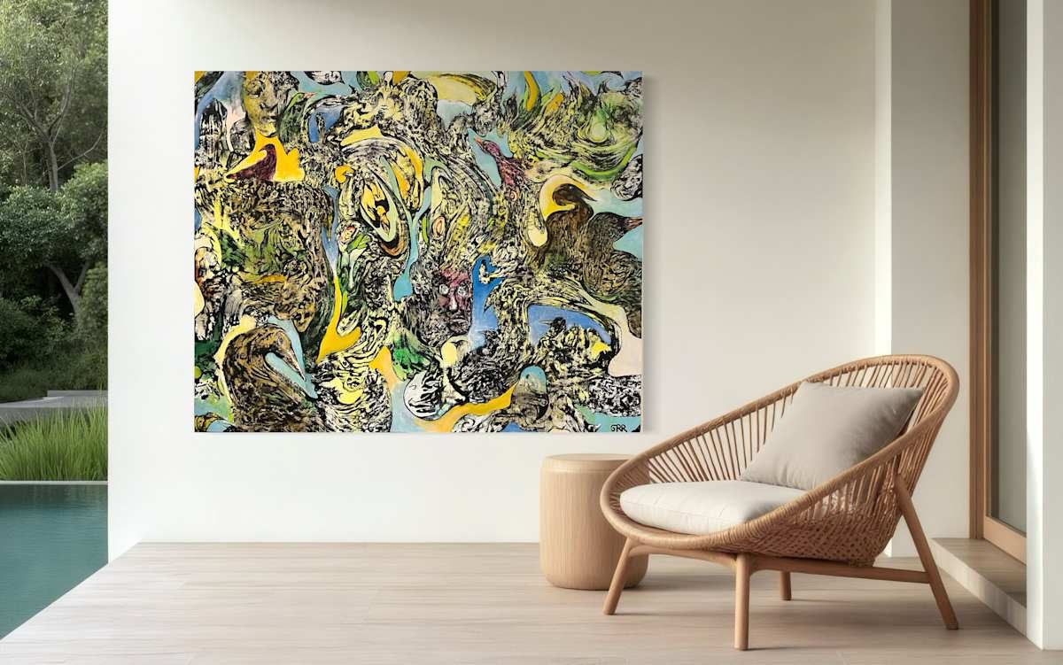 Glen Ronald Artwork — CHAOSMOS abstract art Canada, handmade paintings Canada