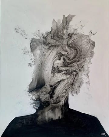Figurate, Image 1. — Glen Ronald Artwork from the Acrylic on canvas series, original painting and Canadian art