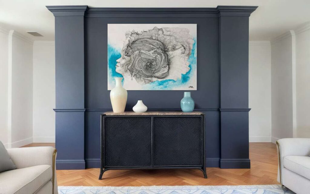 Free Flow — Glen Ronald Artwork from the Acrylic on canvas series, original painting and Canadian art