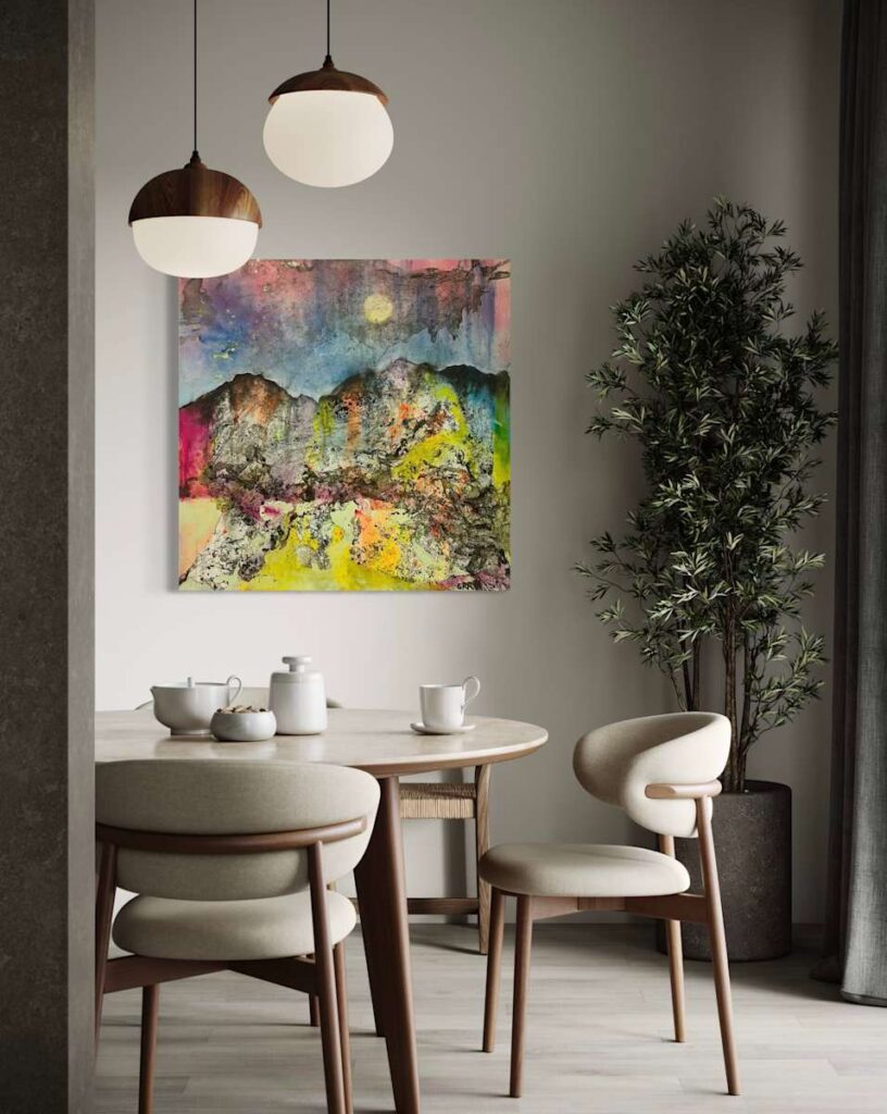 Chromatograph — Glen Ronald Artwork from the Acrylic on canvas series, original painting and Canadian art