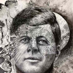 Portrait of John F Kennedy