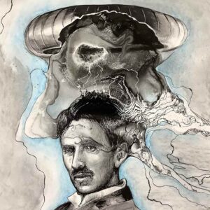 Portrait of Nicholas Tesla