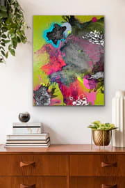 Immune Response, Image 1. — Glen Ronald Artwork from the Acrylic on canvas series, original painting and Canadian art