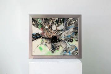 Inside the Forest, Image 1. — Glen Ronald Artwork from the Acrylic on canvas series, original painting and Canadian art