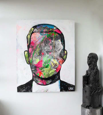 Joy in Chaos — Glen Ronald Artwork from the Acrylic on canvas series, original painting and Canadian art