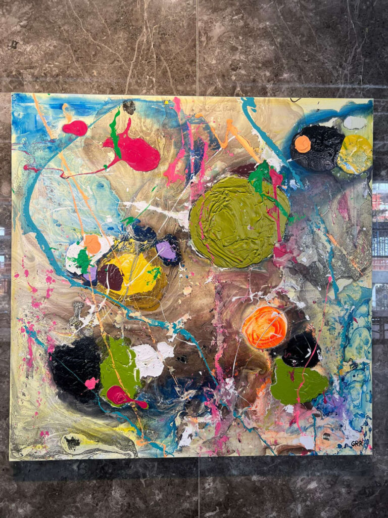 Local Colour — Glen Ronald Artwork from the Acrylic on canvas series, original painting and Canadian art