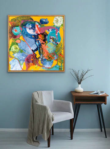 March Forth, Image 1. — Glen Ronald Artwork from the Acrylic on canvas series, original painting and Canadian art