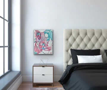 Cotton candy — Glen Ronald Artwork from the Acrylic on canvas series, original painting and Canadian art