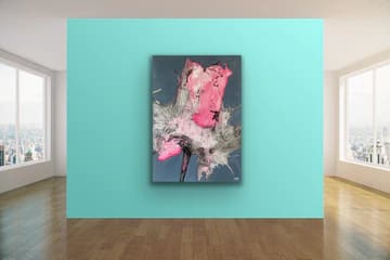 Rose, Image 1. — Glen Ronald Artwork from the Acrylic on canvas series, original painting and Canadian art
