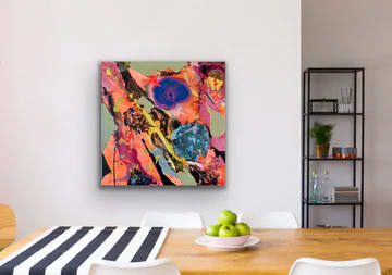Rush / Flow — Glen Ronald Artwork from the Acrylic on canvas series, original painting and Canadian art
