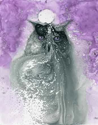 Ultraviolet, Image 1. — Glen Ronald Artwork from the Acrylic on canvas series, original painting and Canadian art