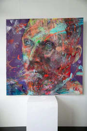 Van Gogh, Image 1. — Glen Ronald Artwork from the Acrylic on canvas series, original painting and Canadian art