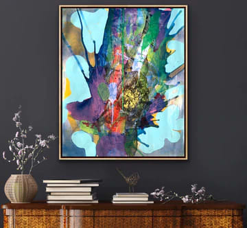 Vernal Equinox, Image 1. — Glen Ronald Artwork from the Acrylic on canvas series, original painting and Canadian art