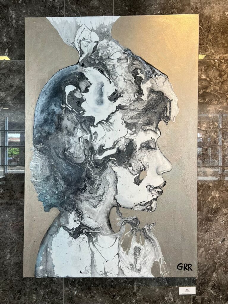 Muse — Glen Ronald Artwork from the Acrylic on canvas series, original painting and Canadian art