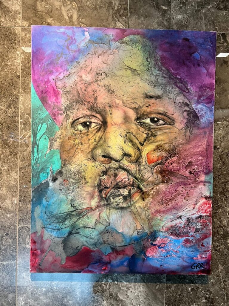 Biggie Smalls — Glen Ronald Artwork from the Acrylic on canvas series, original painting and Canadian art
