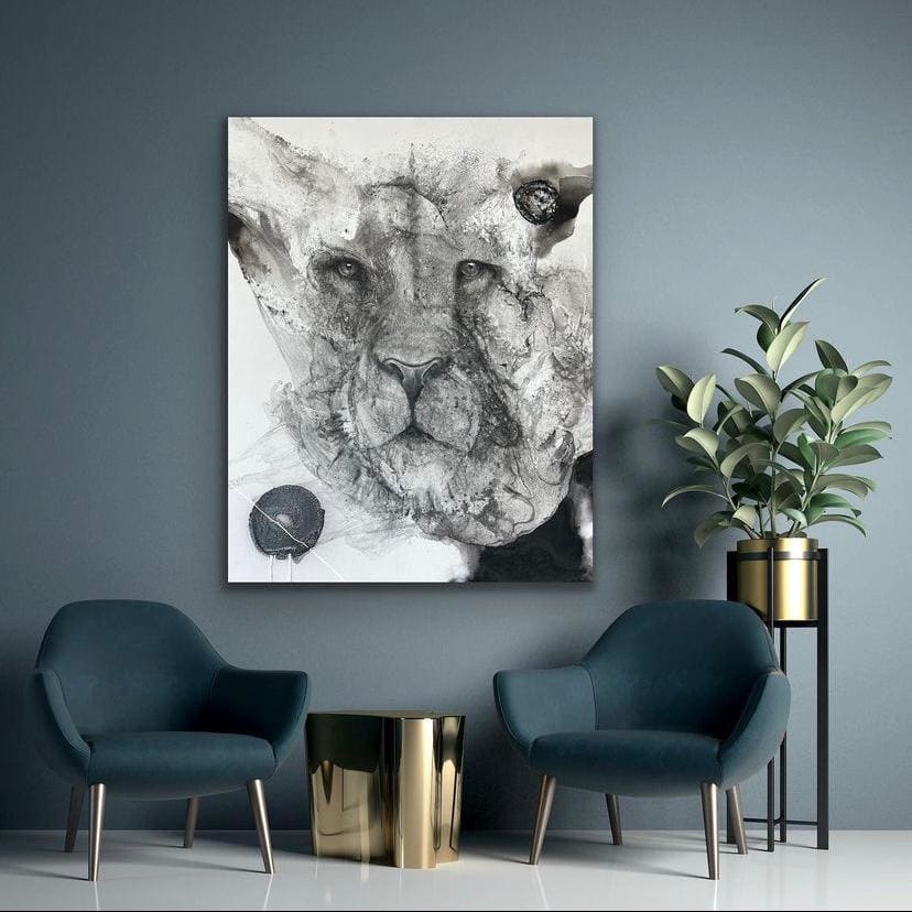Guardian — Glen Ronald Artwork from the Paint on canvas series, original painting and Canadian art
