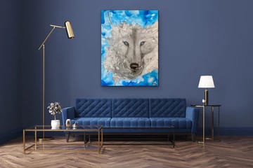 Wolf Flow — Glen Ronald Artwork from the Acrylic on canvas series, original painting and Canadian art