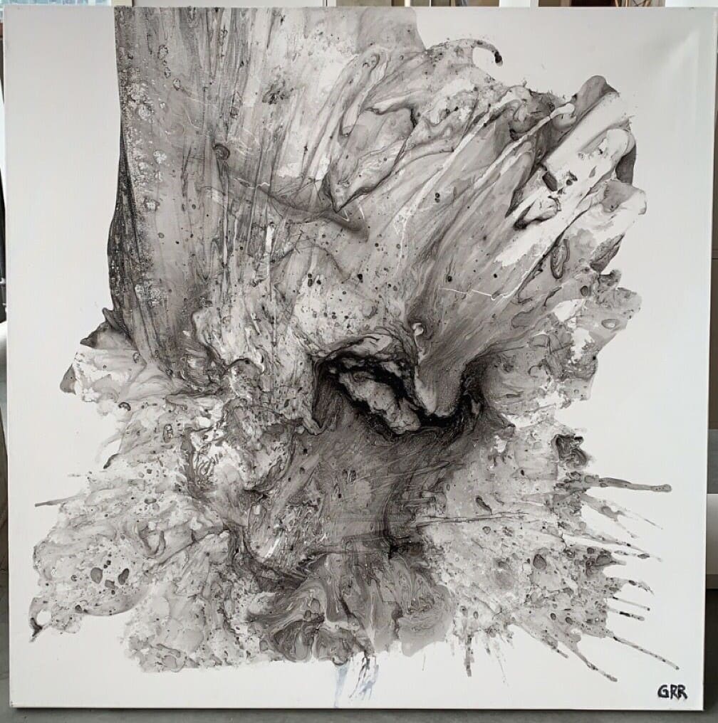 Converge — Glen Ronald Artwork from the Acrylic on canvas series, original painting and Canadian art